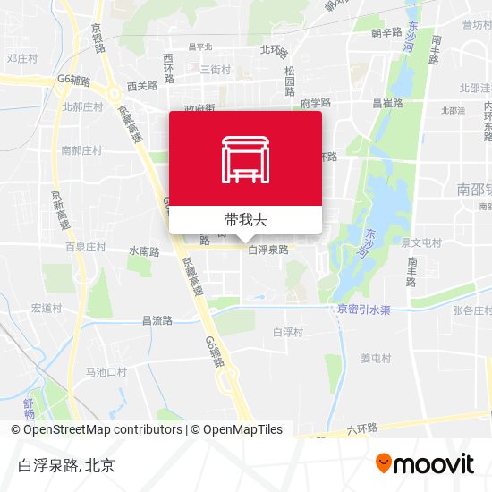 白浮泉路地图