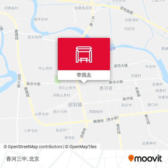 香河三中地图