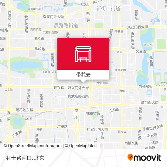 礼士路南口地图