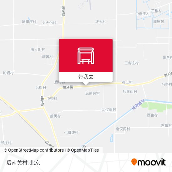 后南关村地图