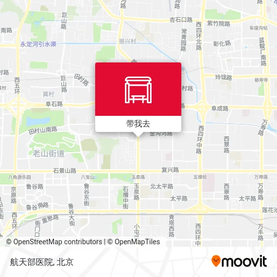 航天部医院地图