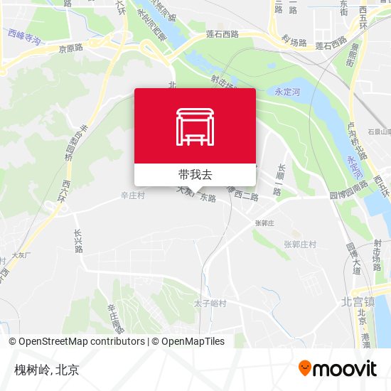 槐树岭地图