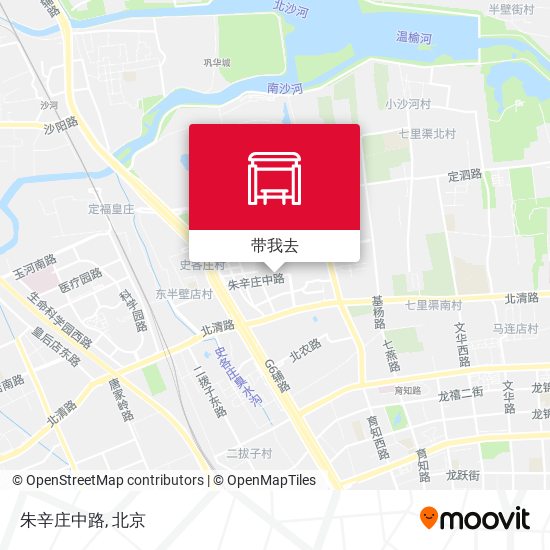 朱辛庄中路地图