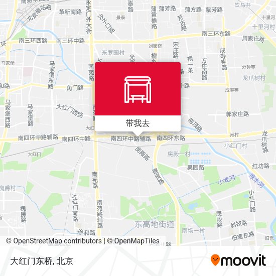大红门东桥地图