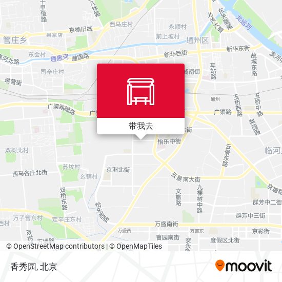 香秀园地图