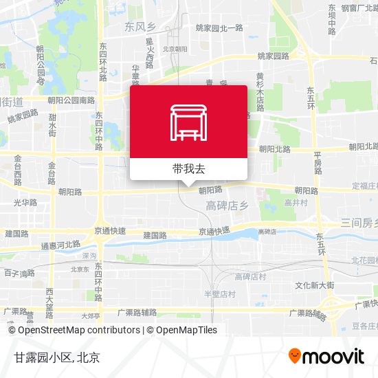 甘露园小区地图