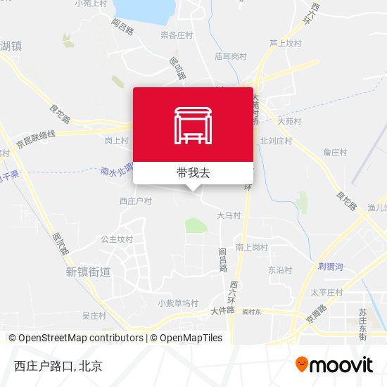 西庄户路口地图