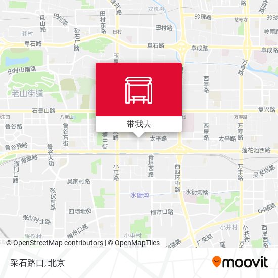 采石路口地图