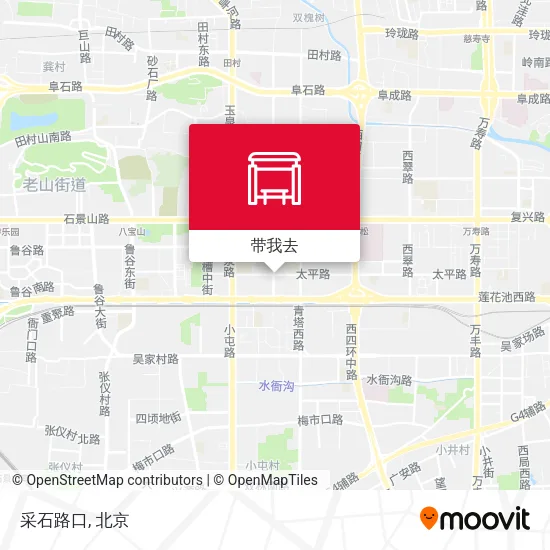 采石路口地图