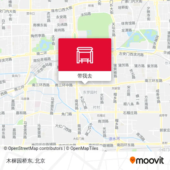 木樨园桥东地图
