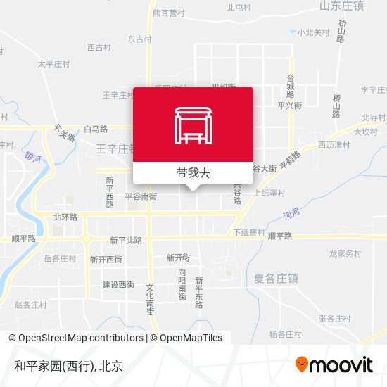 和平家园(西行)地图