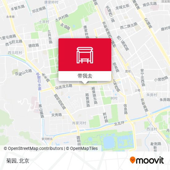 菊园地图