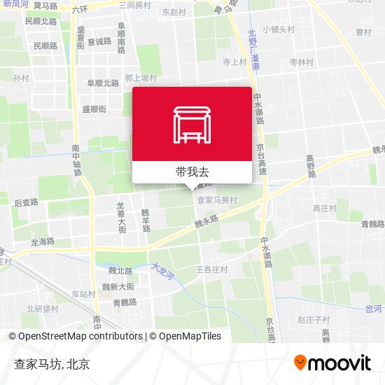 查家马坊地图