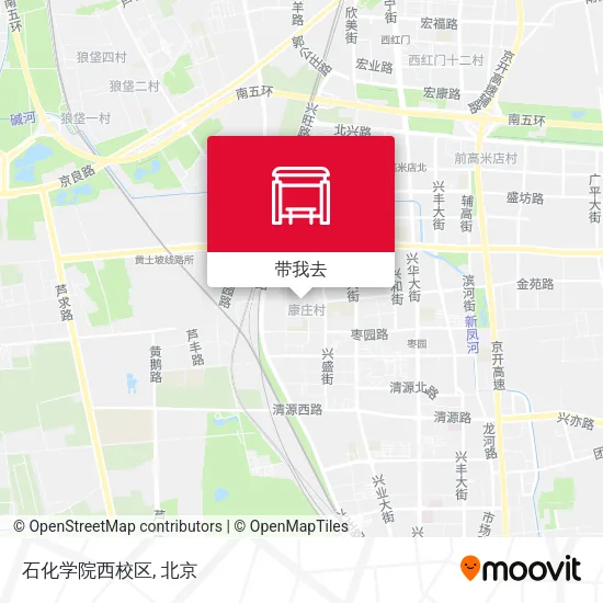 石化学院西校区地图