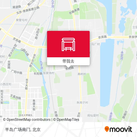 半岛广场南门地图