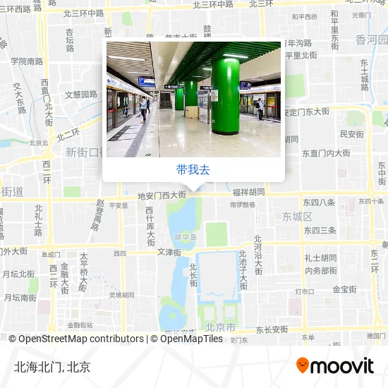 北海北门地图