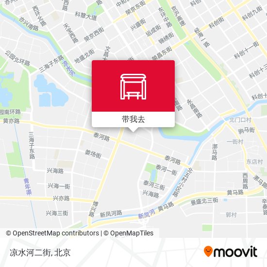 凉水河二街地图