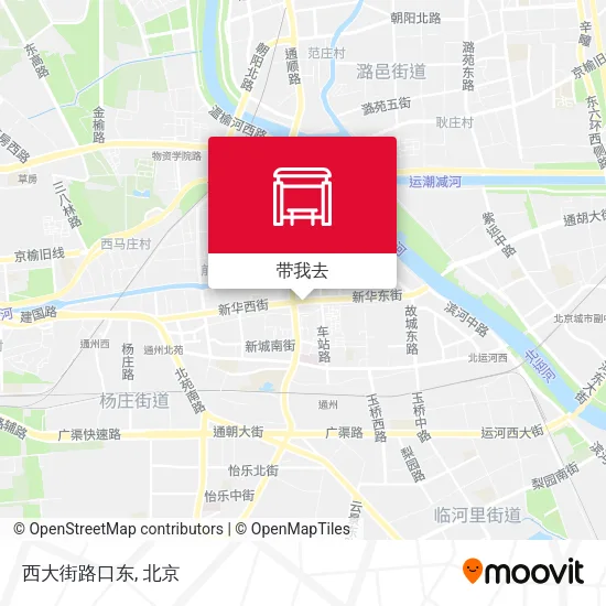 西大街路口东地图