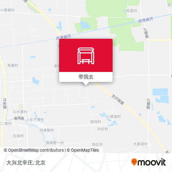 大兴北辛庄地图