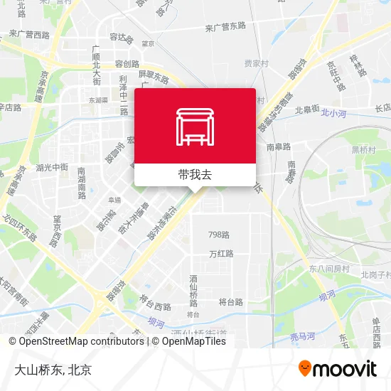 大山桥东地图