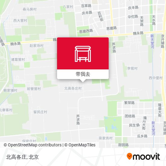 北高各庄地图