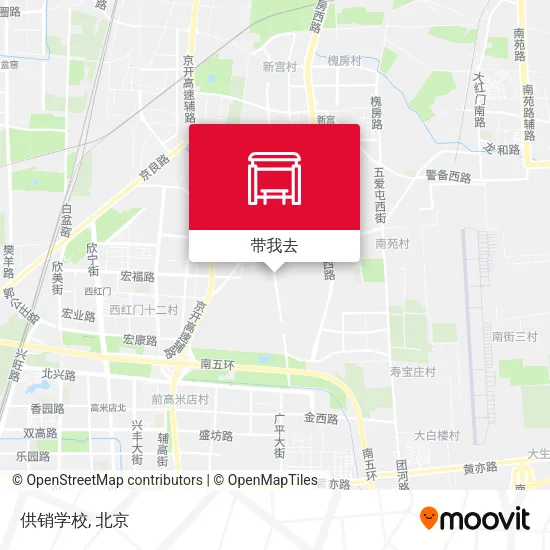 供销学校地图