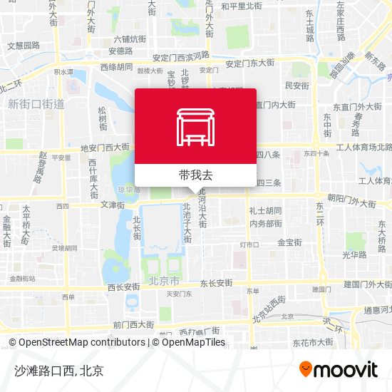沙滩路口西地图
