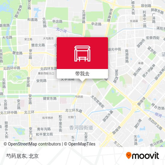 芍药居东地图