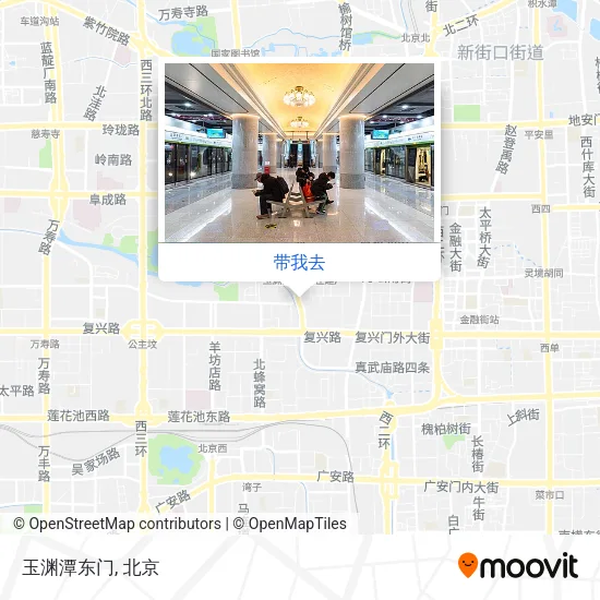 玉渊潭东门地图