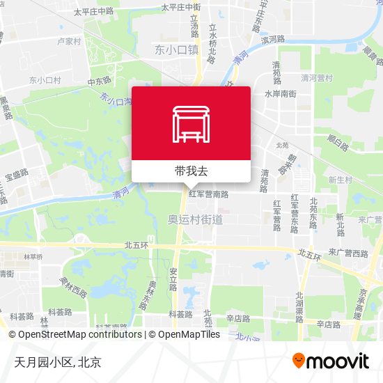 天月园小区地图