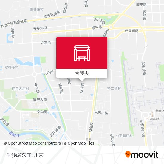 后沙峪东庄地图