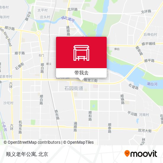 顺义老年公寓地图