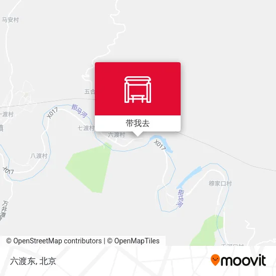 六渡东地图
