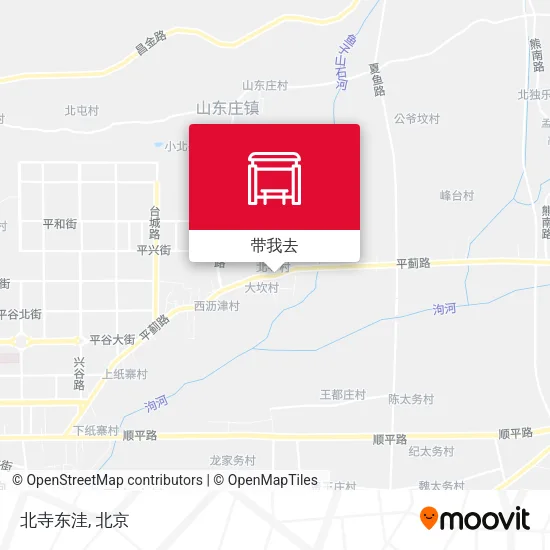北寺东洼地图