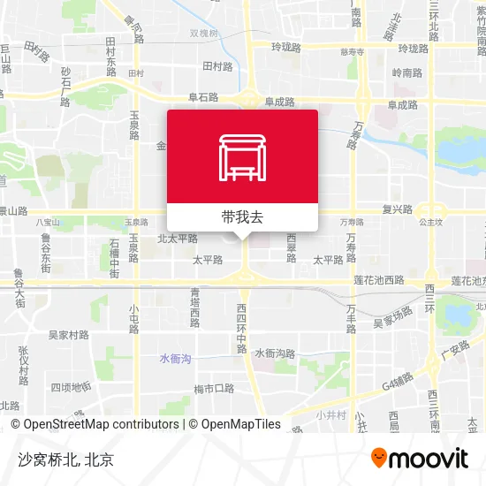 沙窝桥北地图
