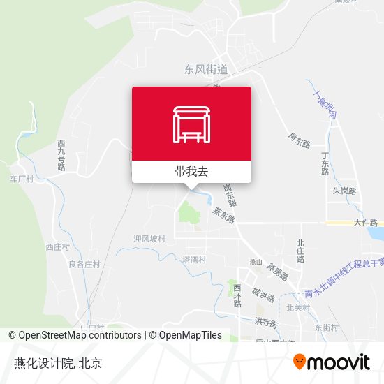 燕化设计院地图