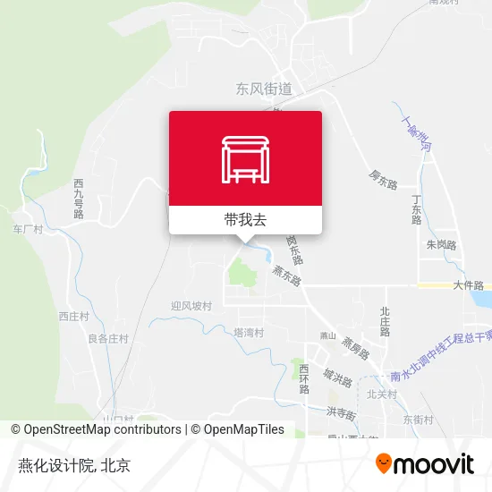 燕化设计院地图