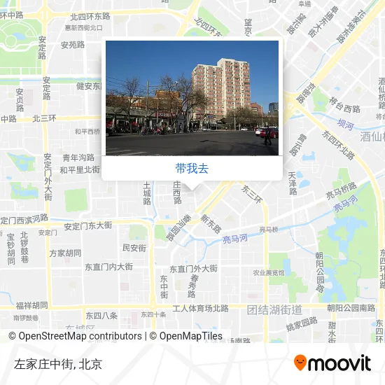左家庄中街地图