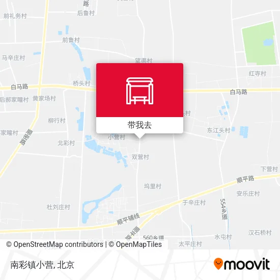 南彩镇小营地图