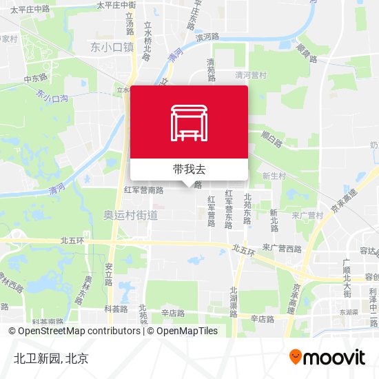 北卫新园地图