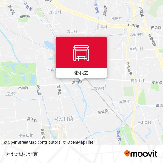 西北地村地图