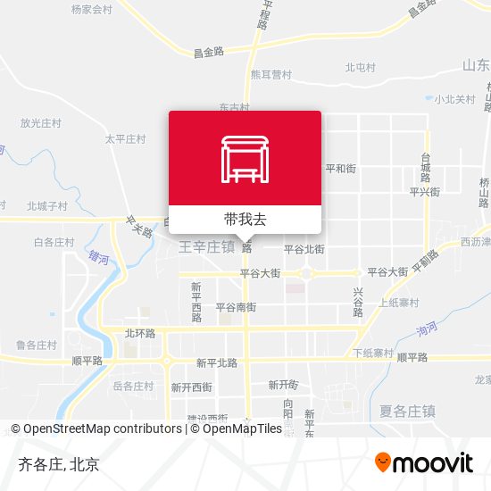 齐各庄地图