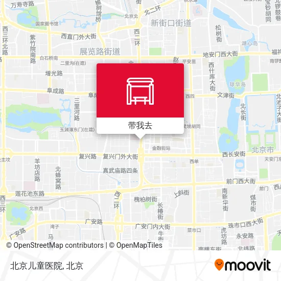 北京儿童医院地图
