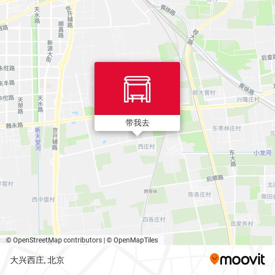 大兴西庄地图