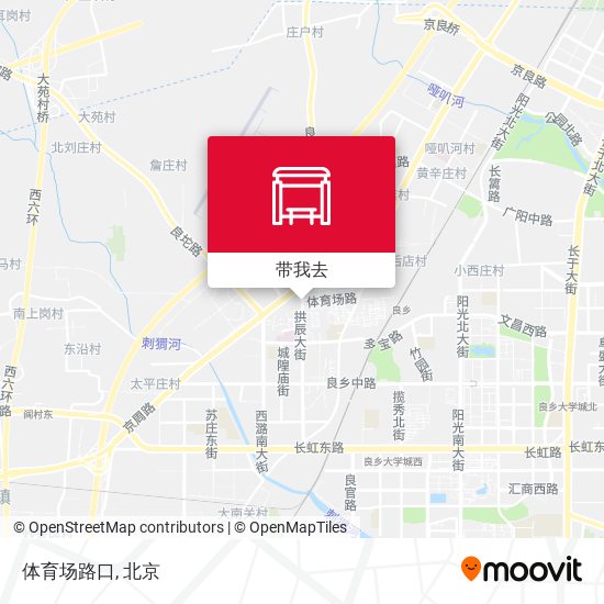 体育场路口地图