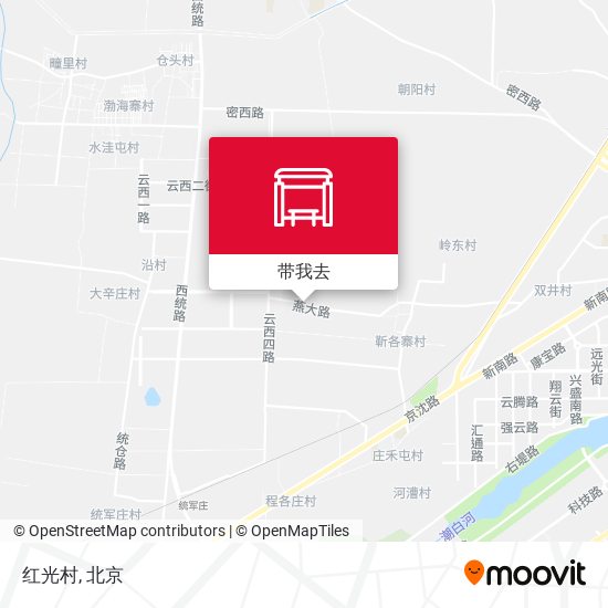 红光村地图