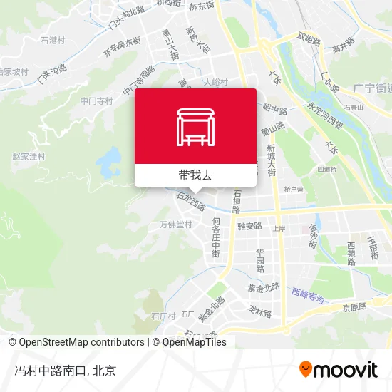 冯村中路南口地图