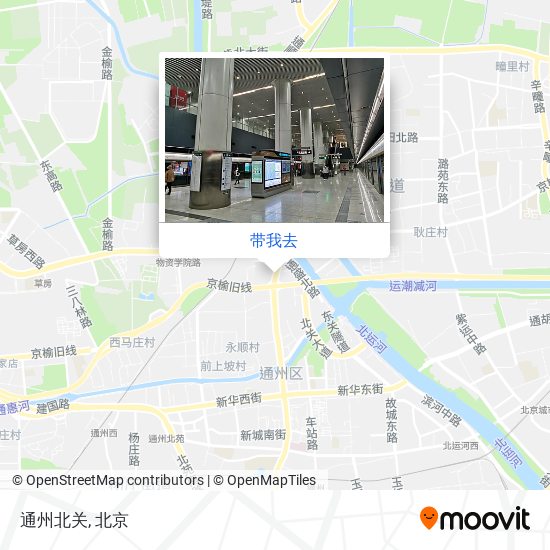 通州北关地图