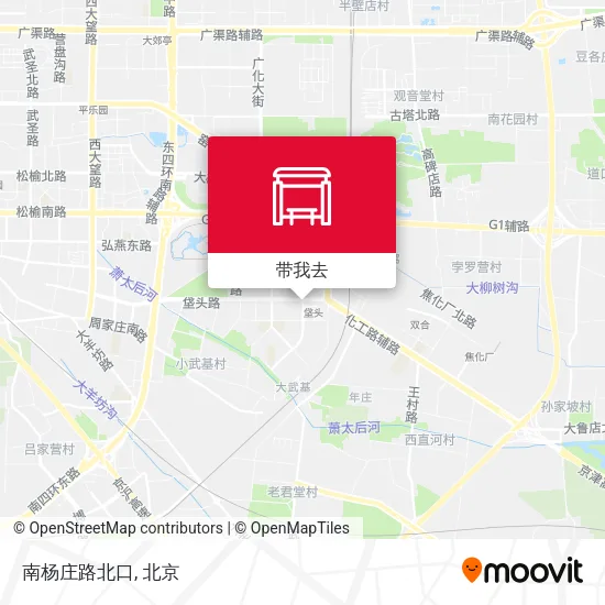 南杨庄路北口地图