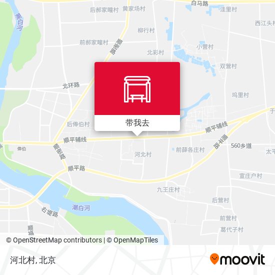 河北村地图